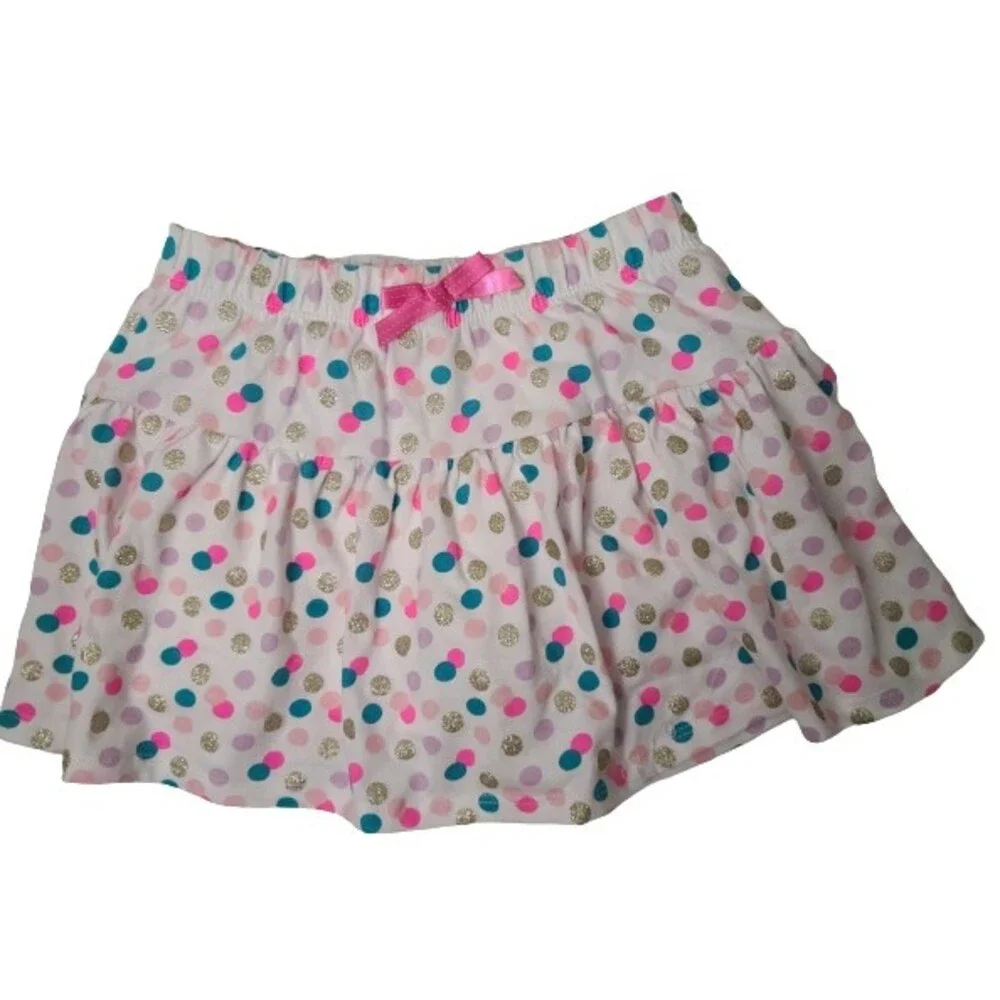 Cynthia Rowley Girls 3 Pc Set T-Shirt 2 Skorts Pink White Fairy Sz M 5 6 Outfit